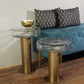 Sculptured Glass Table - Large