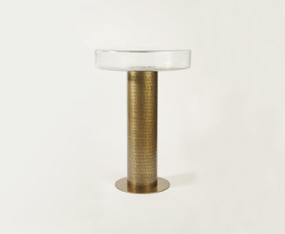 Sculptured Glass Table - Large