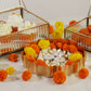 Fluted Glass Box - Gold