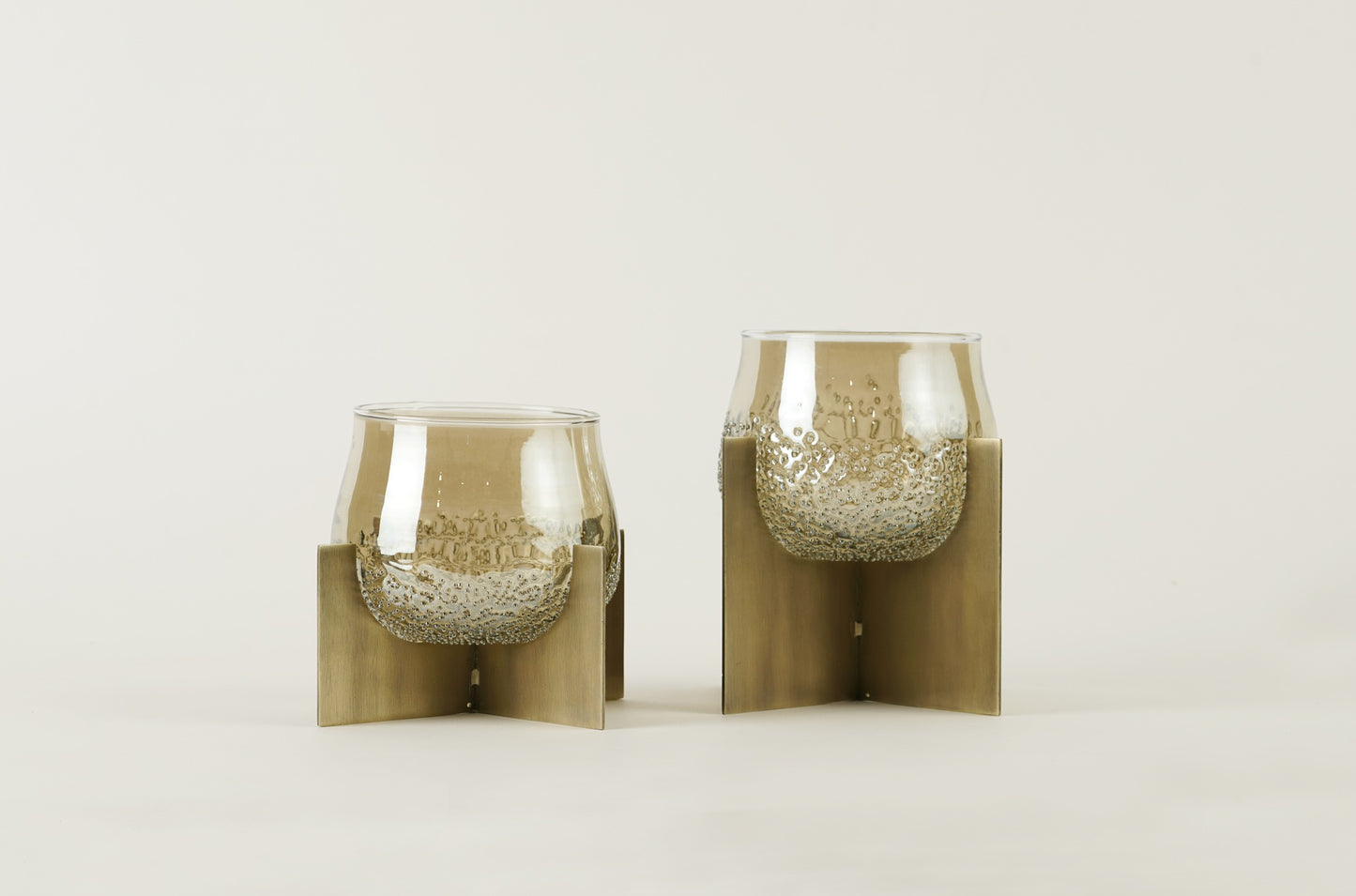 Lumeire Tea Light Holder - Brass Antique