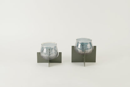 Lumeire Tea Light Holder - Champagne Grey