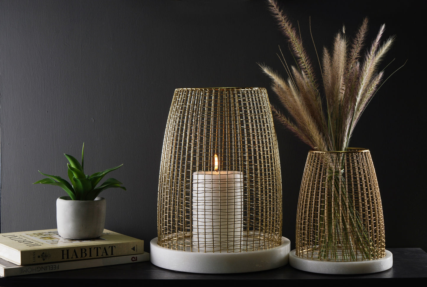 Halo Marble Lantern