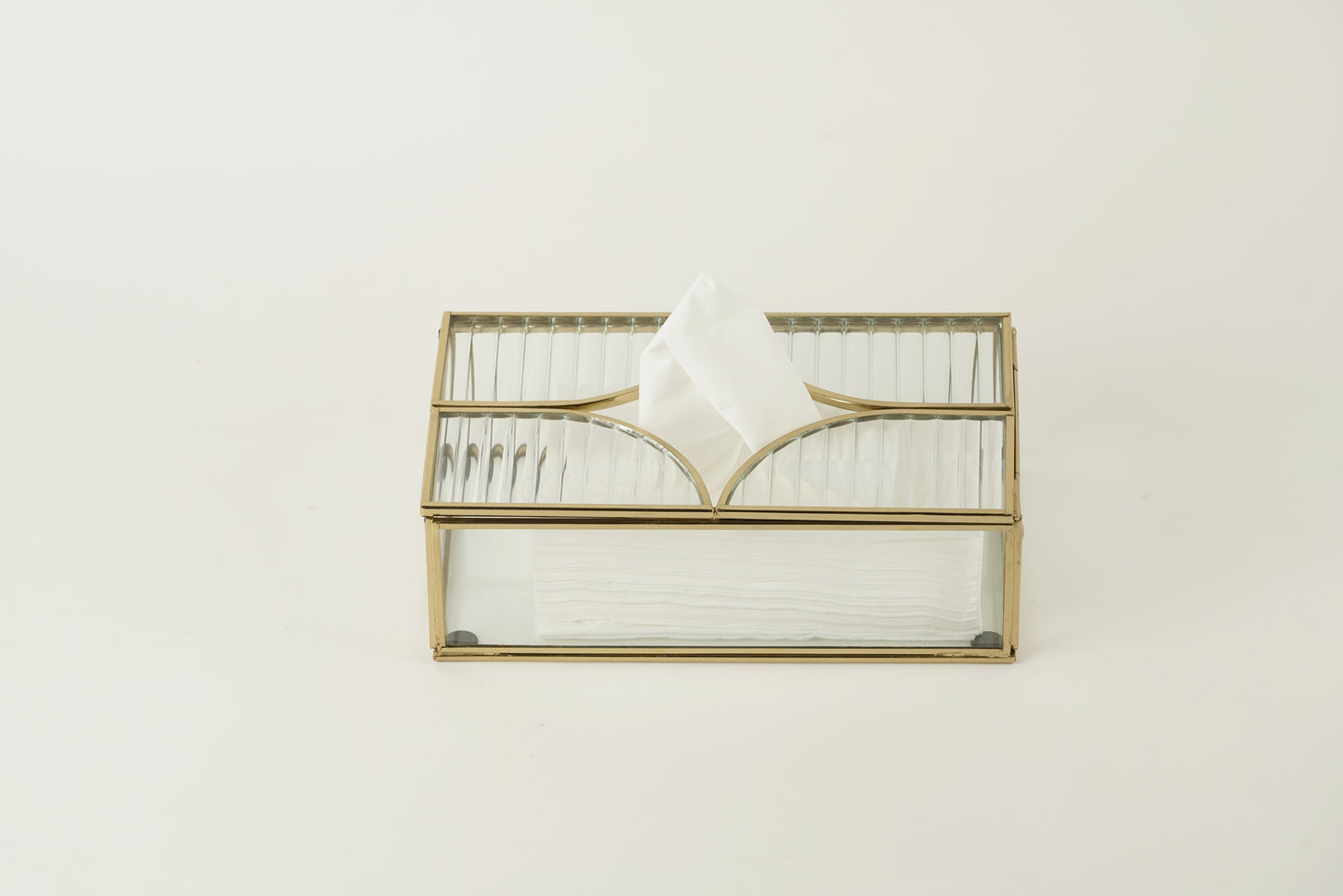 Maison Glass Tissue Box
