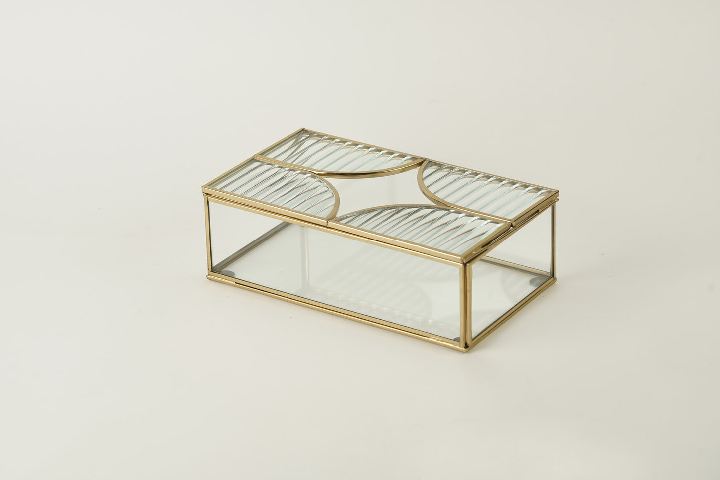 Maison Glass Tissue Box