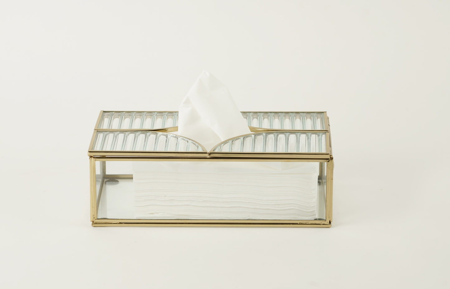 Maison Glass Tissue Box
