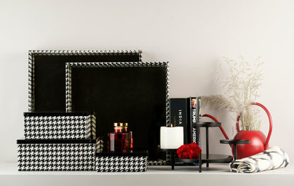 Utility Trays - Set Of 2 (Pepita & Antique)