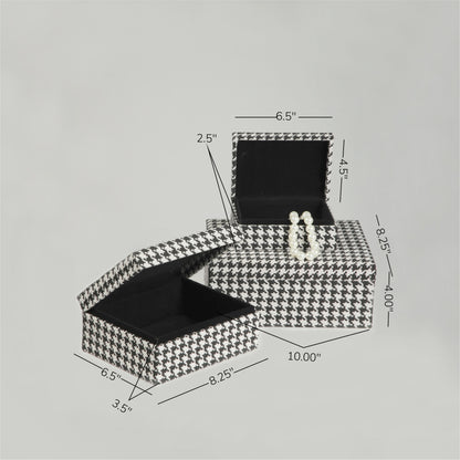 Storage Boxes - Set Of 3 (Pepita)