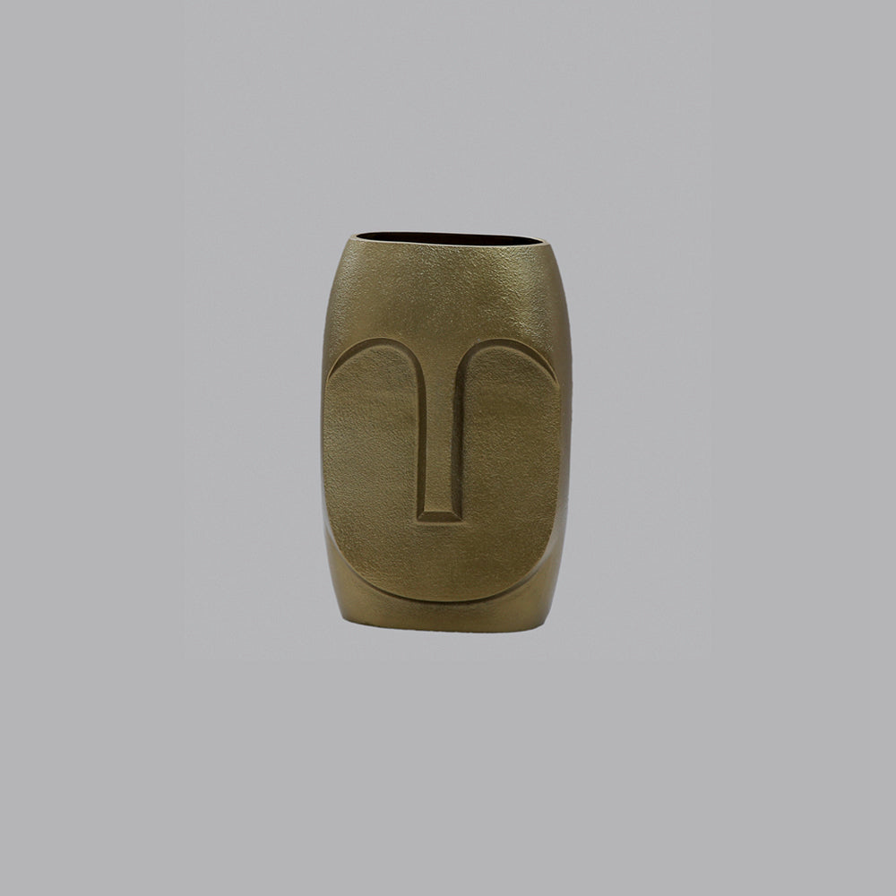 Face Vase - Small (Gold)