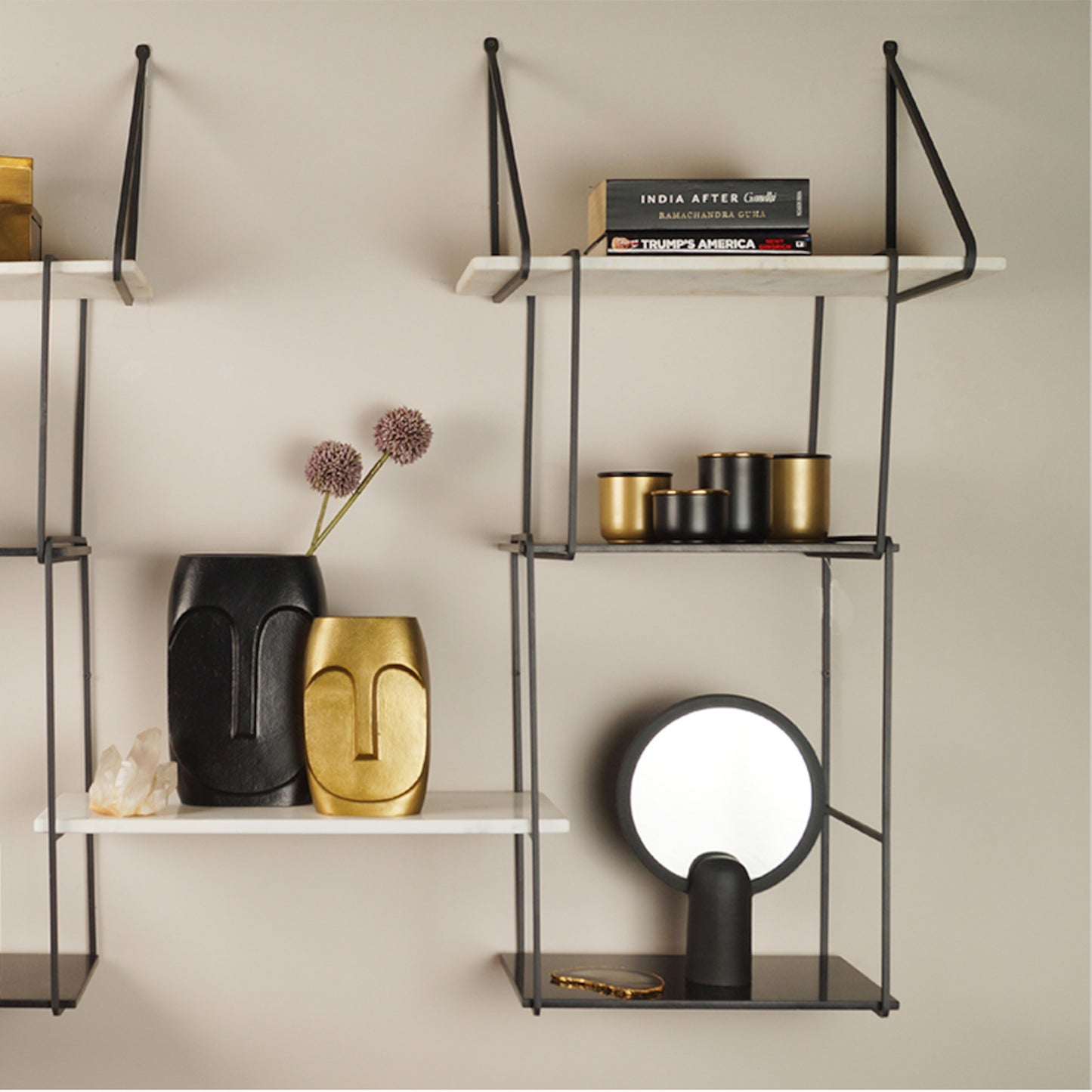 Face Vase - Small (Gold)