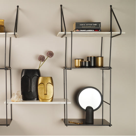 Face Vase - Small (Gold)