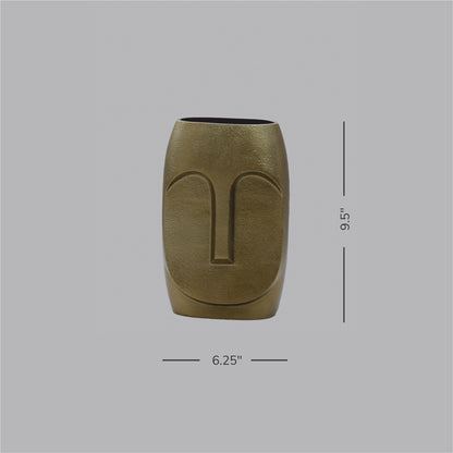 Face Vase - Small (Gold)