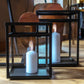 Cube Lanterns - Set Of 2 (Black)