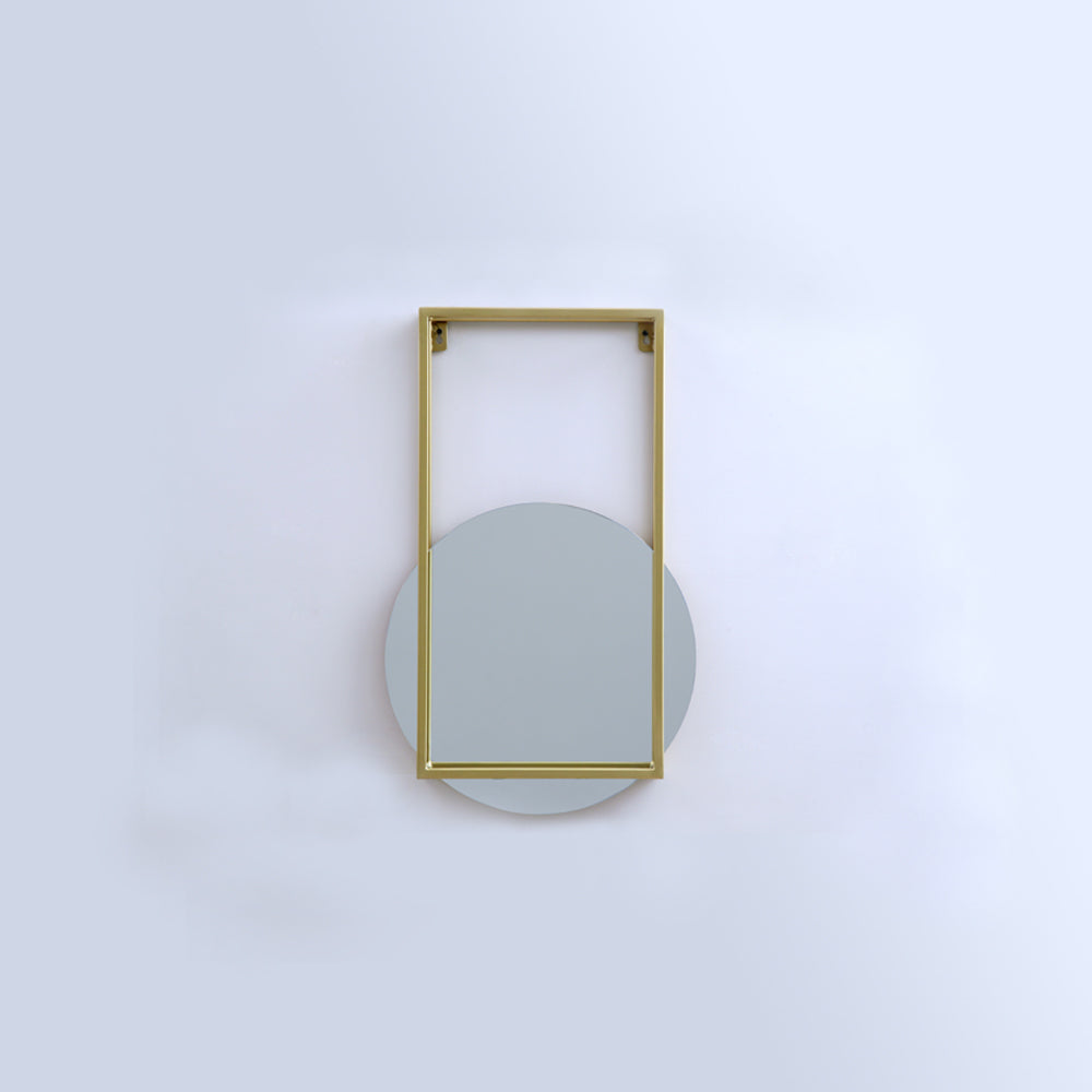 Modern Wall Mirror (Gold)
