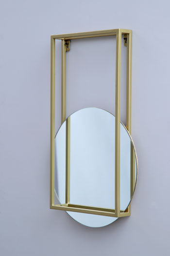 Modern Wall Mirror (Gold)