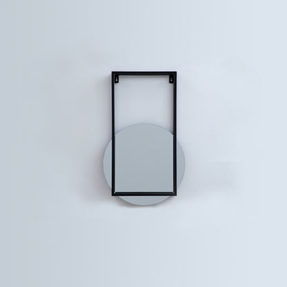 Modern Wall Mirror (Black)