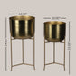 Planters With Stand - Set of 2