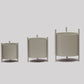 Pots - Set Of 3 (Grey)