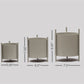 Pots - Set Of 3 (Grey)