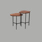 Two Wooden Nesting Tables