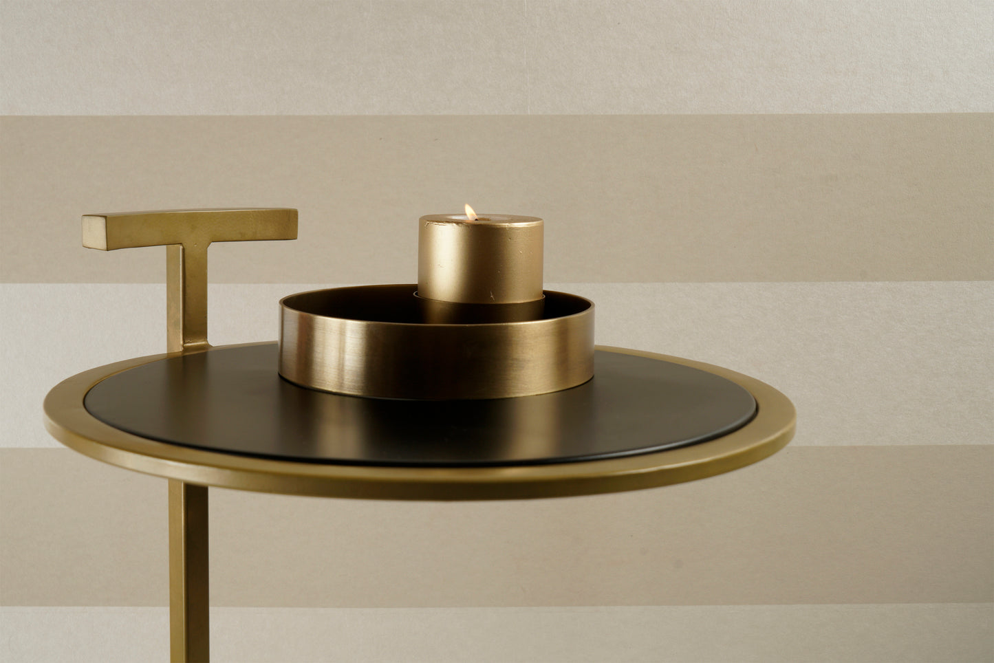 Two C-Tables (Gold & Black)