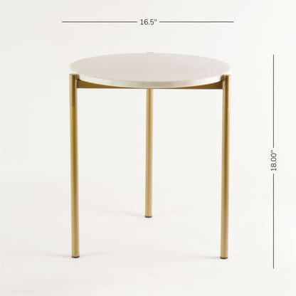 Marble End Table