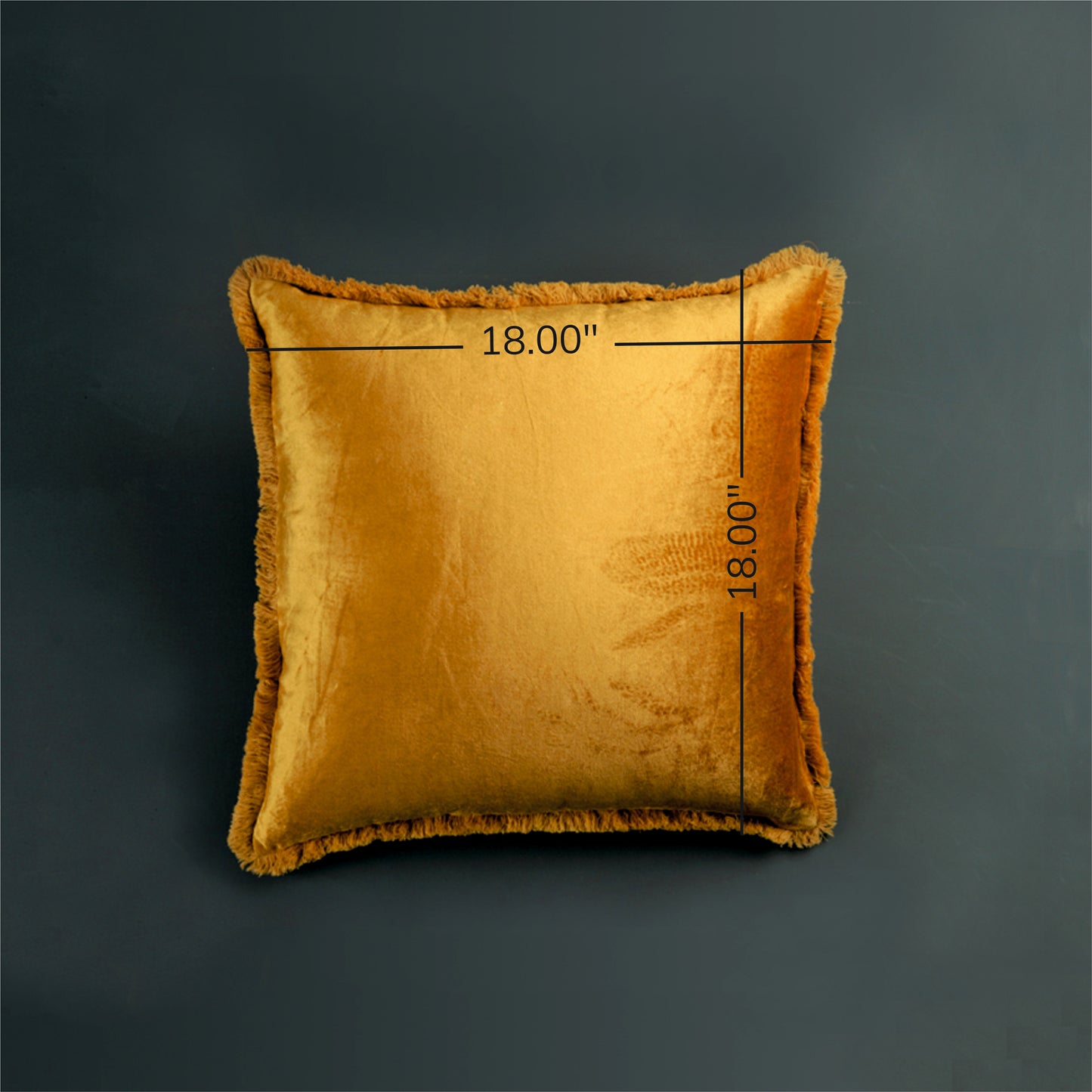 Two Small - Lush Cushion Covers (Yellow)