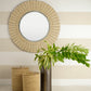 Round Mirror With Jute