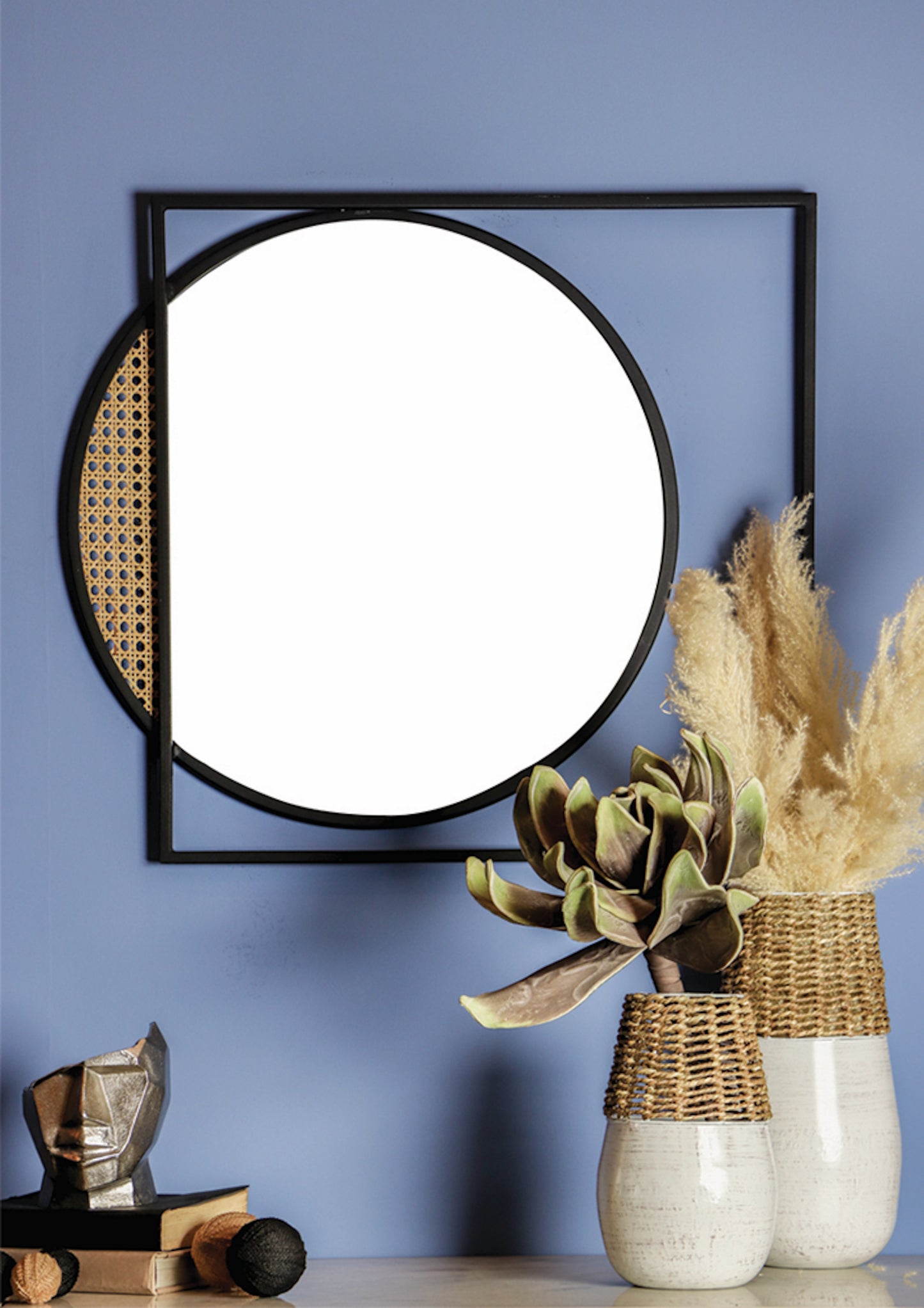 White Bohemian Vase- Small