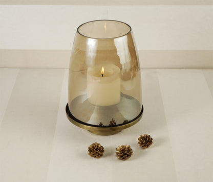 Gold Antique Lantern with Glass