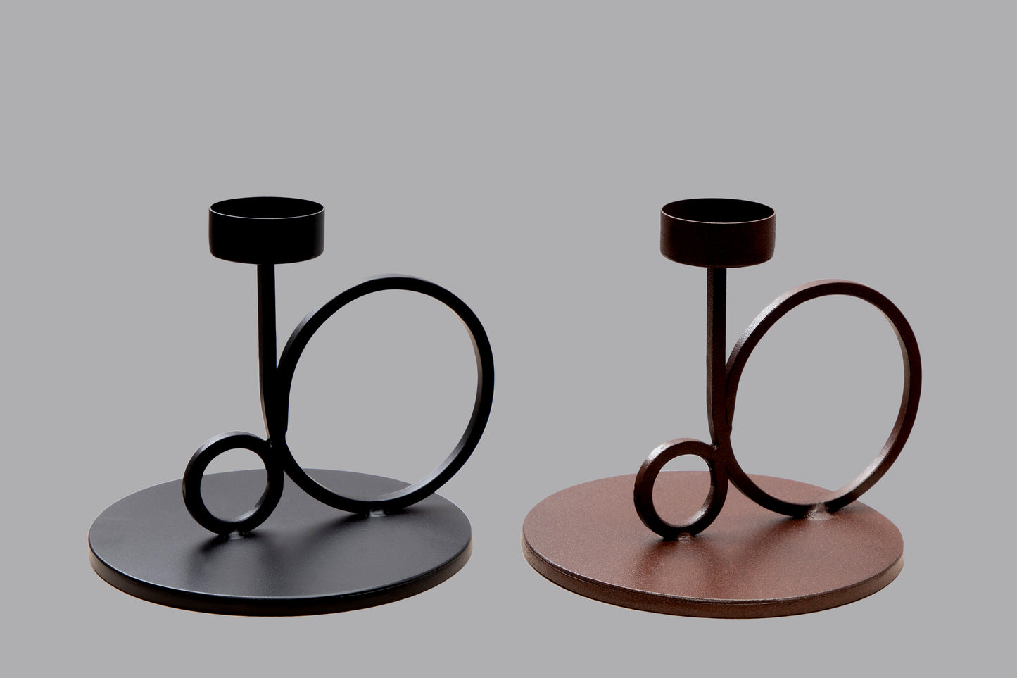 Tea Light Holder (Rust Texture)