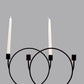 Twin Taper Holder(Texture Rust)