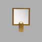 Pedestal Square Mirror (Gold)