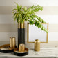 Pedestal Square Mirror (Gold)