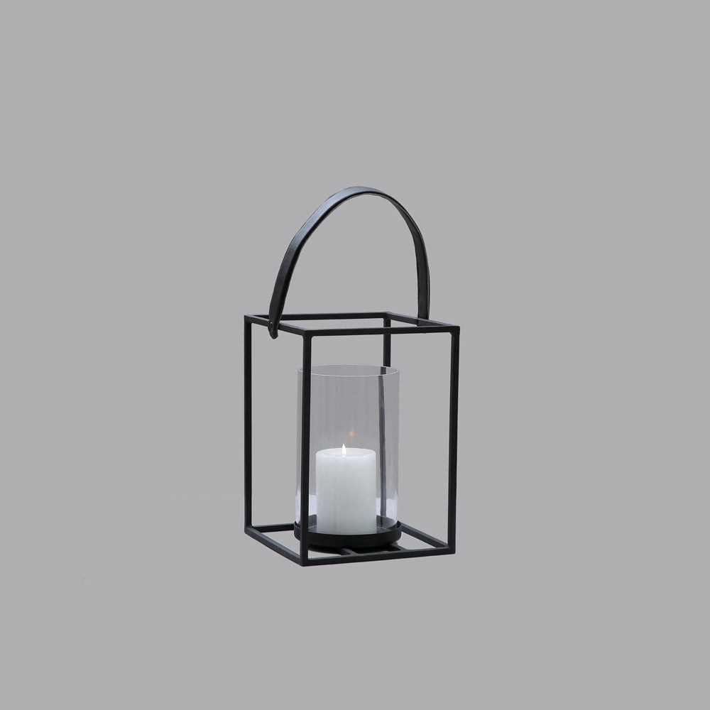 Outdoor Square Lantern (Black)
