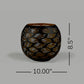 Cutwork Hurricane - Small (Black & Gold)