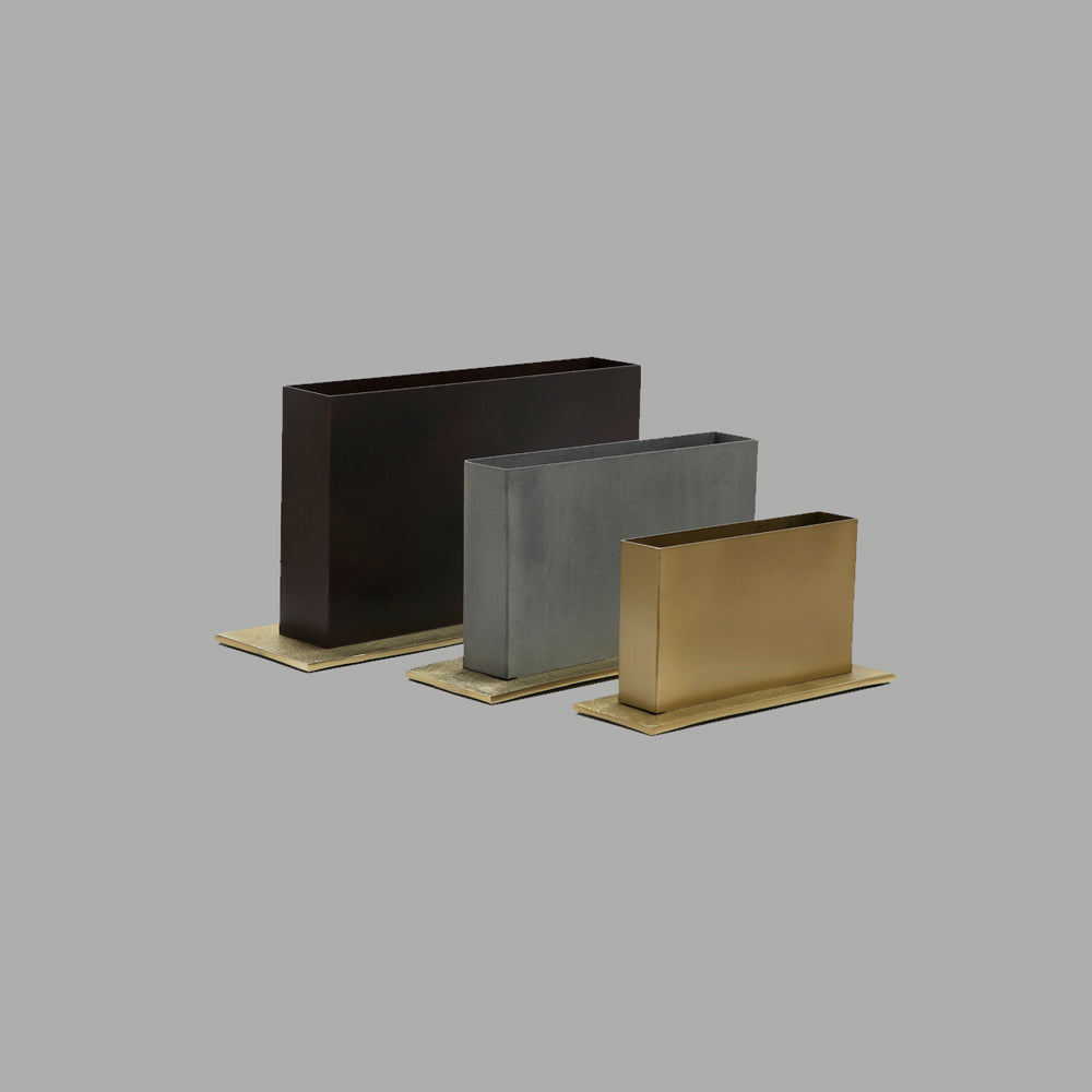 Horizontal Vases - Set Of 3