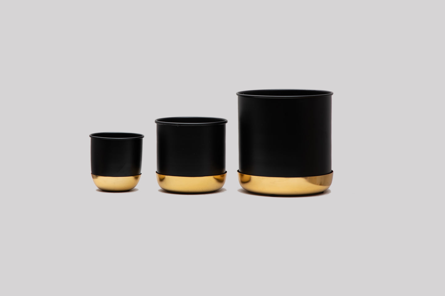 Planters - Set Of 3 (Black)