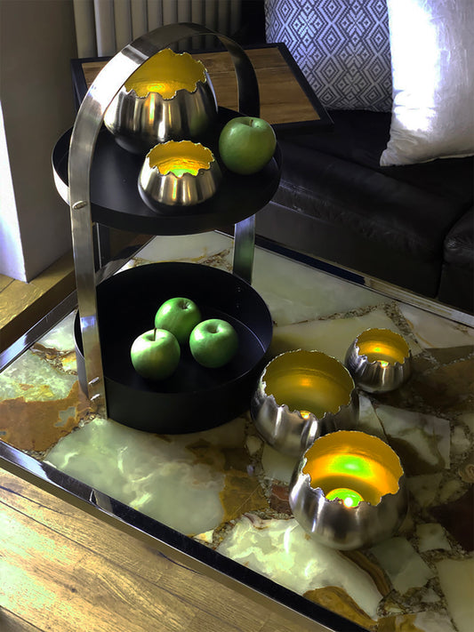 Serving Caddy (Silver & Black)