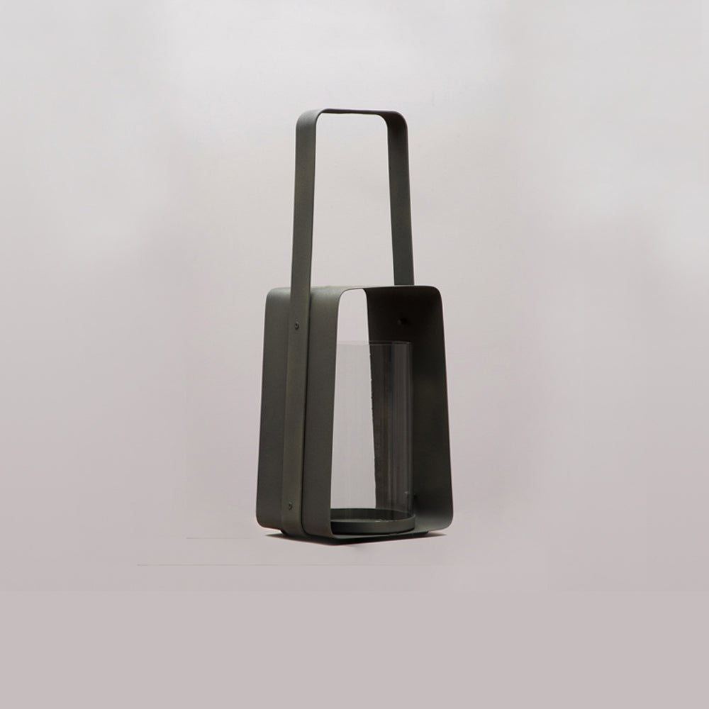 Tall Handle Lantern (Grey)