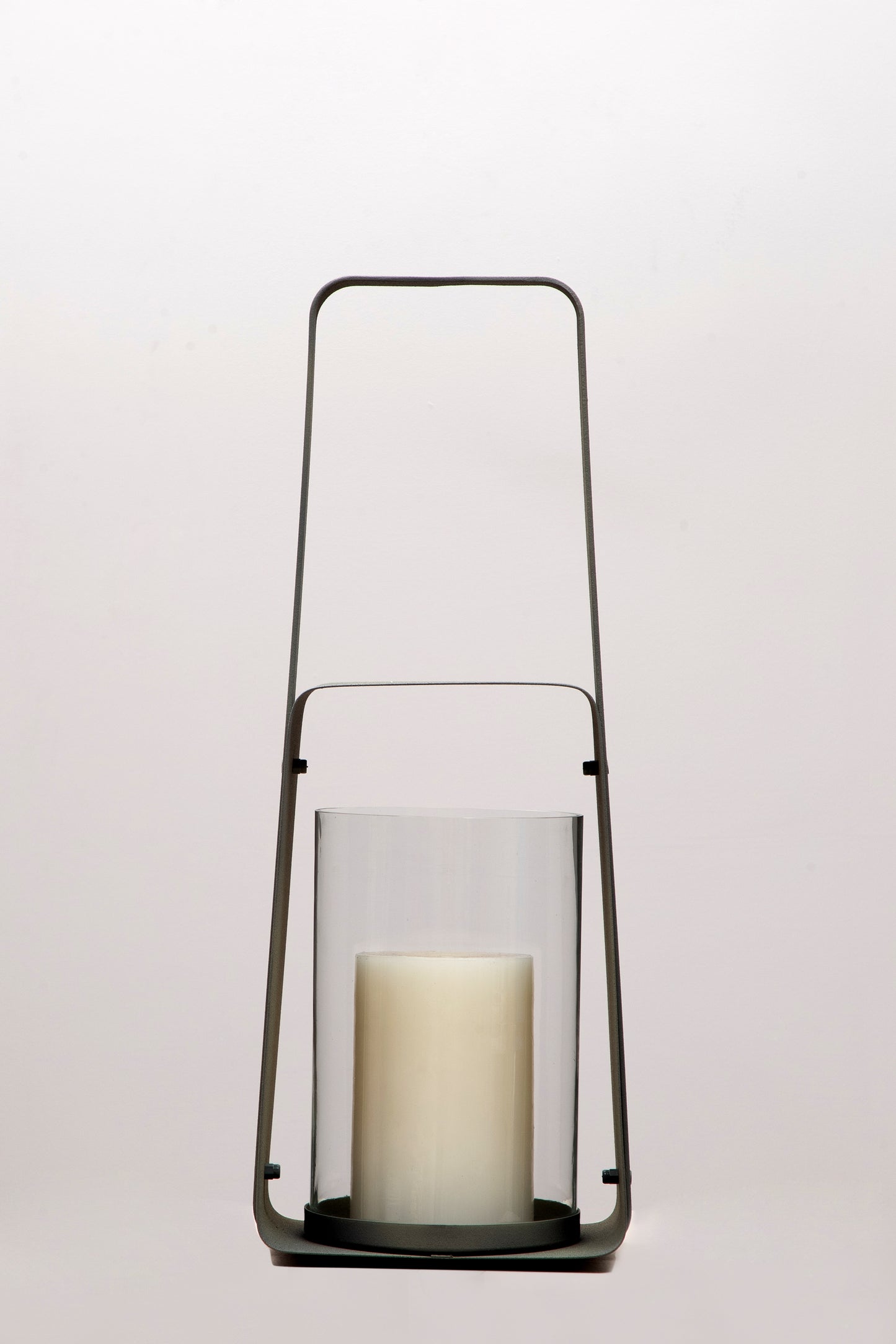 Tall Handle Lantern (Grey)