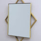 Modern Accent Mirror (Gold)