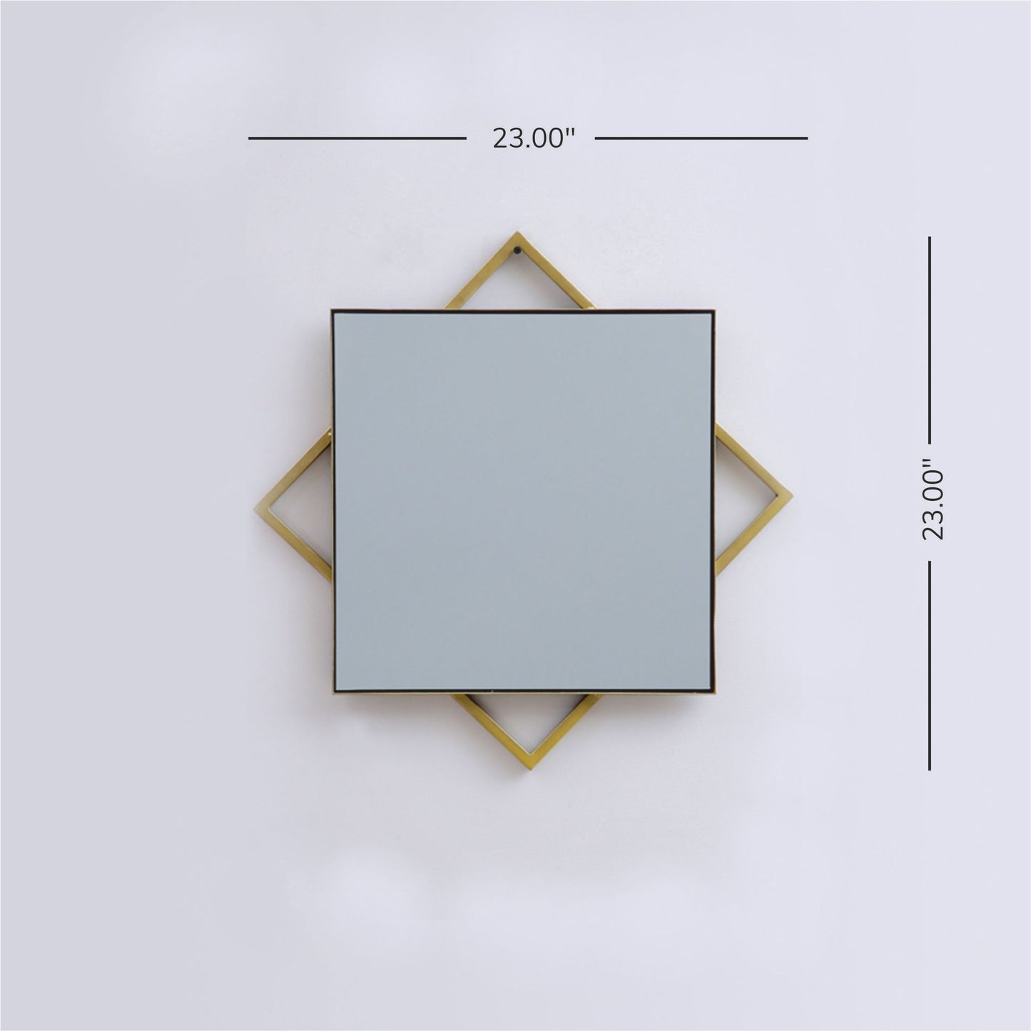 Modern Accent Mirror (Gold)