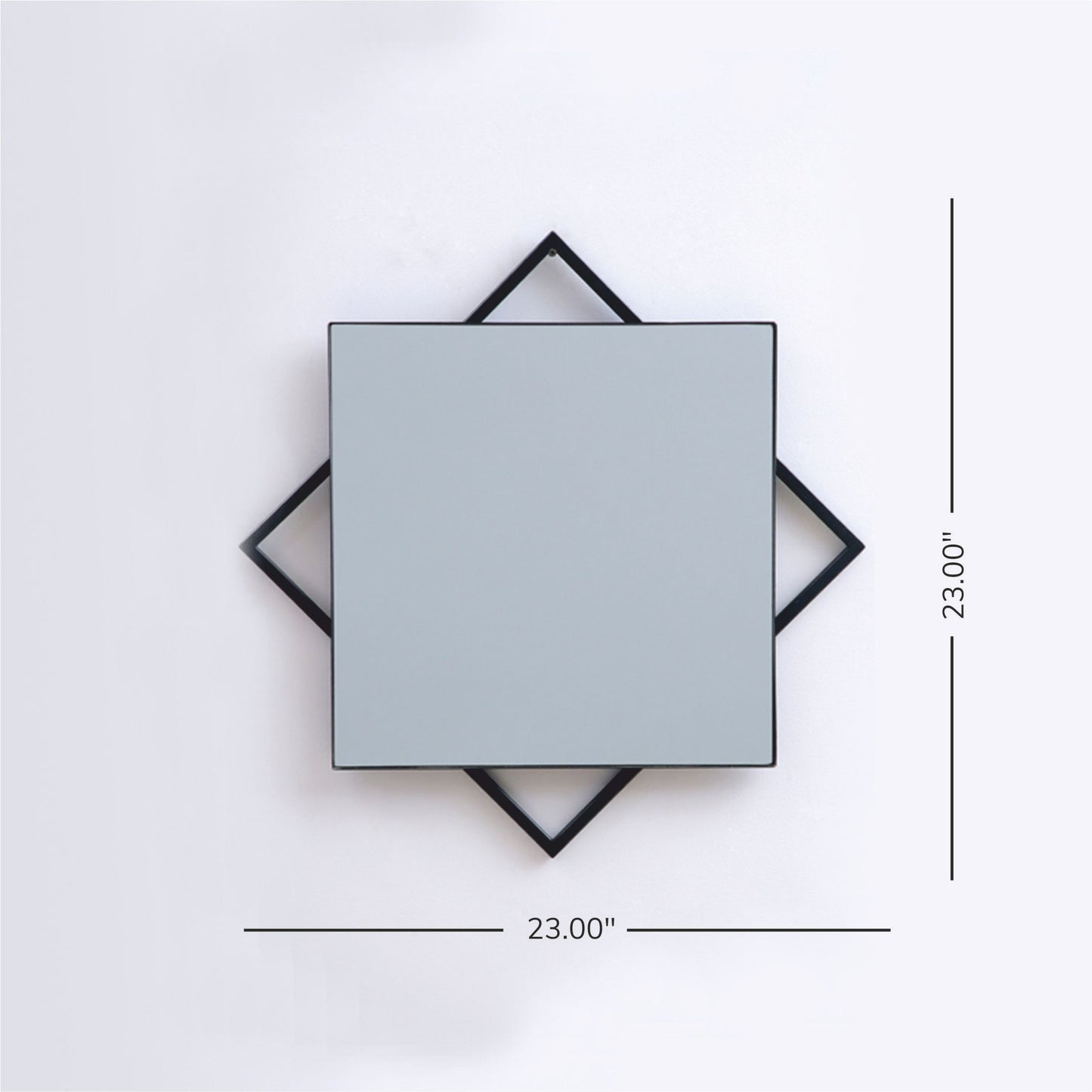 Modern Accent Mirror (Black)
