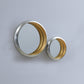 Round Nested Mirrors - Set Of 2