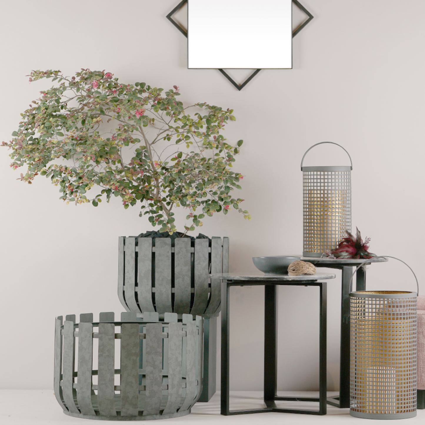 Large Outdoor Planters - Set Of 2