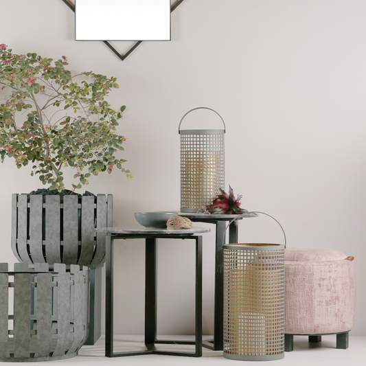Marble Nesting Tables - Set Of 2