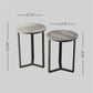 Marble Nesting Tables - Set Of 2