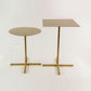 Set Of 2 Accent Tables (Gold)