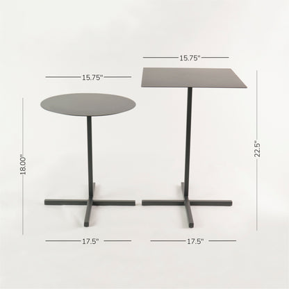 Set Of 2 Accent Tables (Charcoal)
