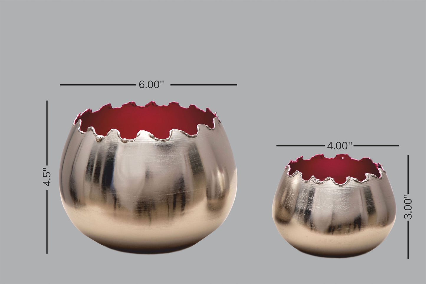 Raw Edges Bowls - Set Of 2 (R)
